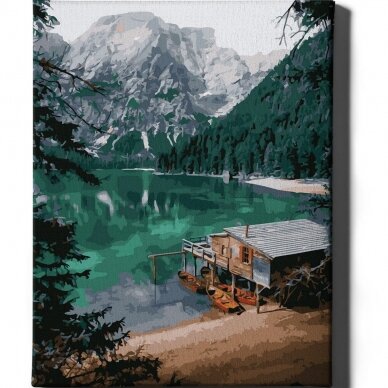 Emerald lake 40*50 cm