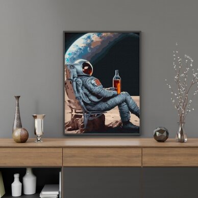 Cosmonaut on break 40*50 cm  1