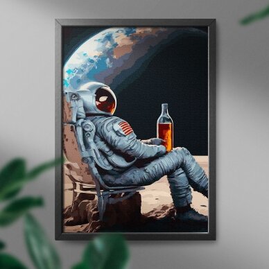 Cosmonaut on break 40*50 cm  2