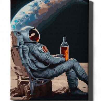 Cosmonaut on break 40*50 cm