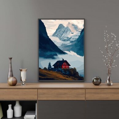 Swiss mountains 40*50 cm 2