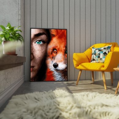 The gaze of the fox 40*50 cm 1