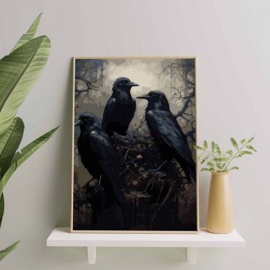 Crows 40*50 cm 1