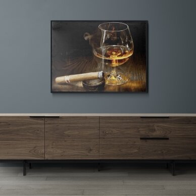 Cognac and cigar 40*50 cm 2