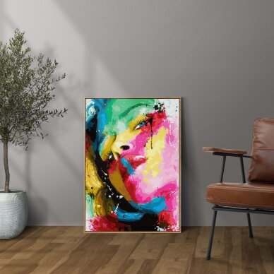 Woman in paints 40*50 cm 1