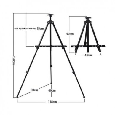 Metal easel 1