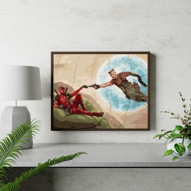 Creation of Deadpool 40*50 cm 1