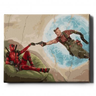 Creation of Deadpool 40*50 cm