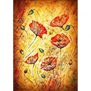 Red Poppies Painting 1000 pcs. 1