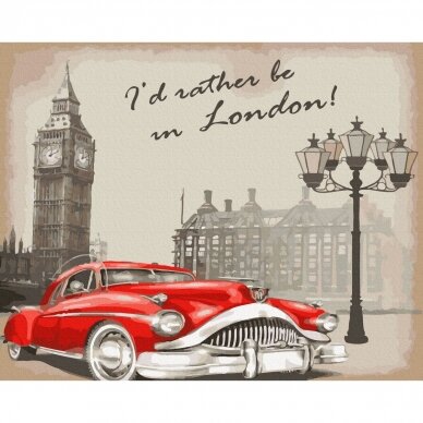 Retro Londonas 40*50 cm