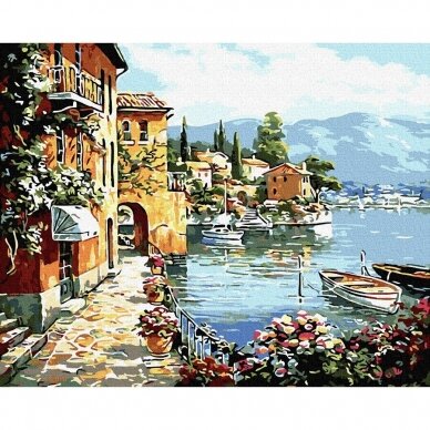 Romantic harbor 40*50 cm