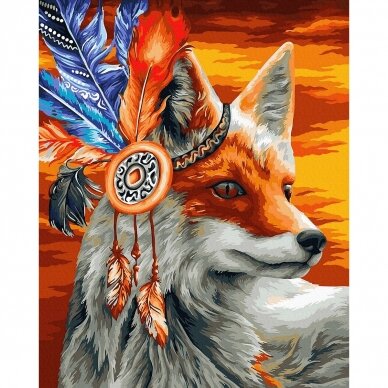 Fox shaman 40*50 cm 3