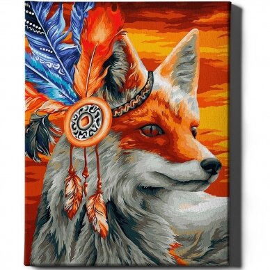 Fox shaman 40*50 cm