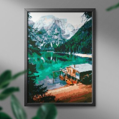 Emerald Lake 40*50 cm (round diamonds) 1