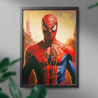 Spider-man  40*50 cm (round diamonds)   1