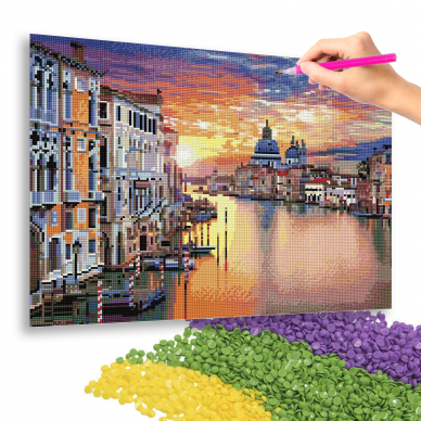 Venice at sunset Ve40*50 cm (round diamonds) 3